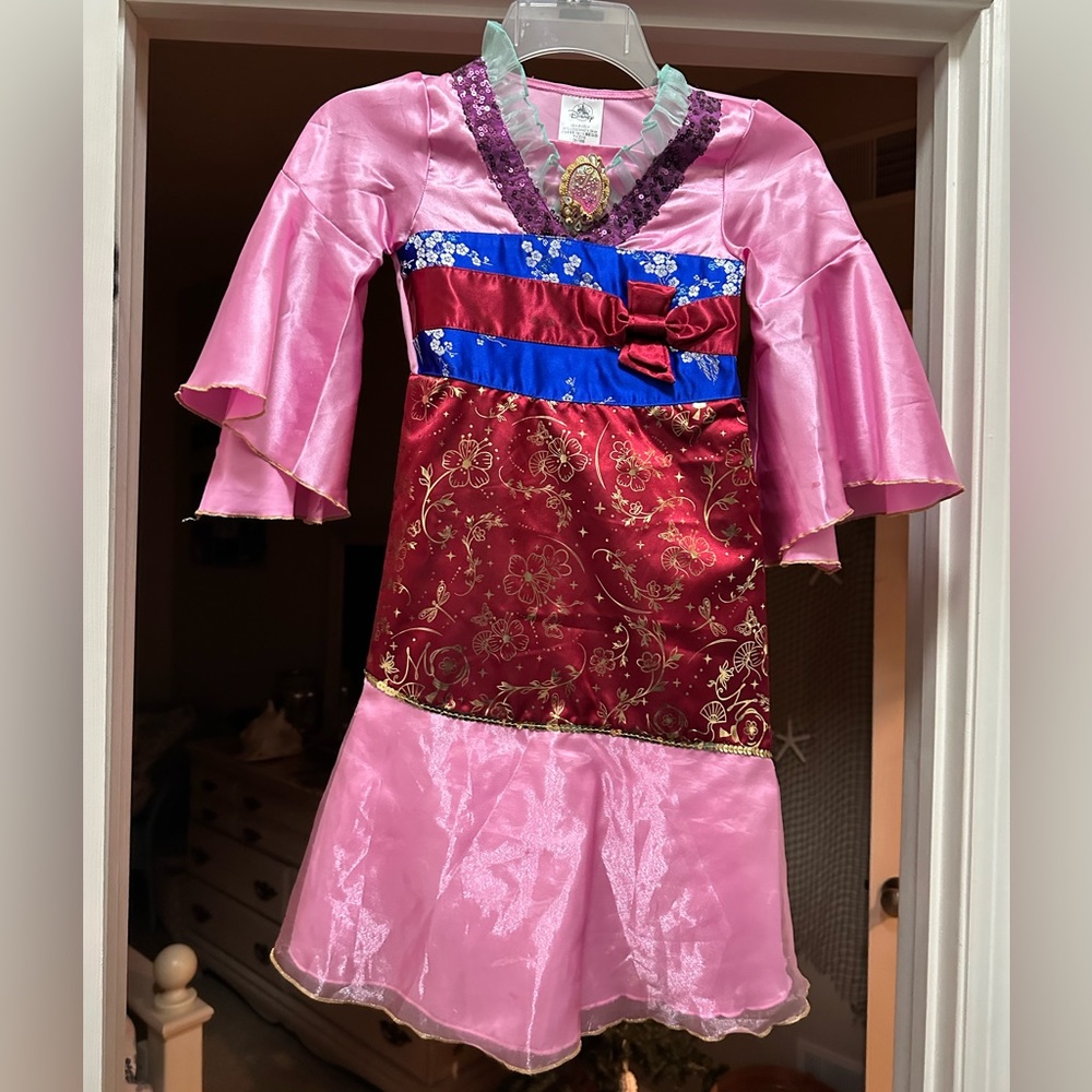 Disney Mulan Costume Dress Up Dress Size 4